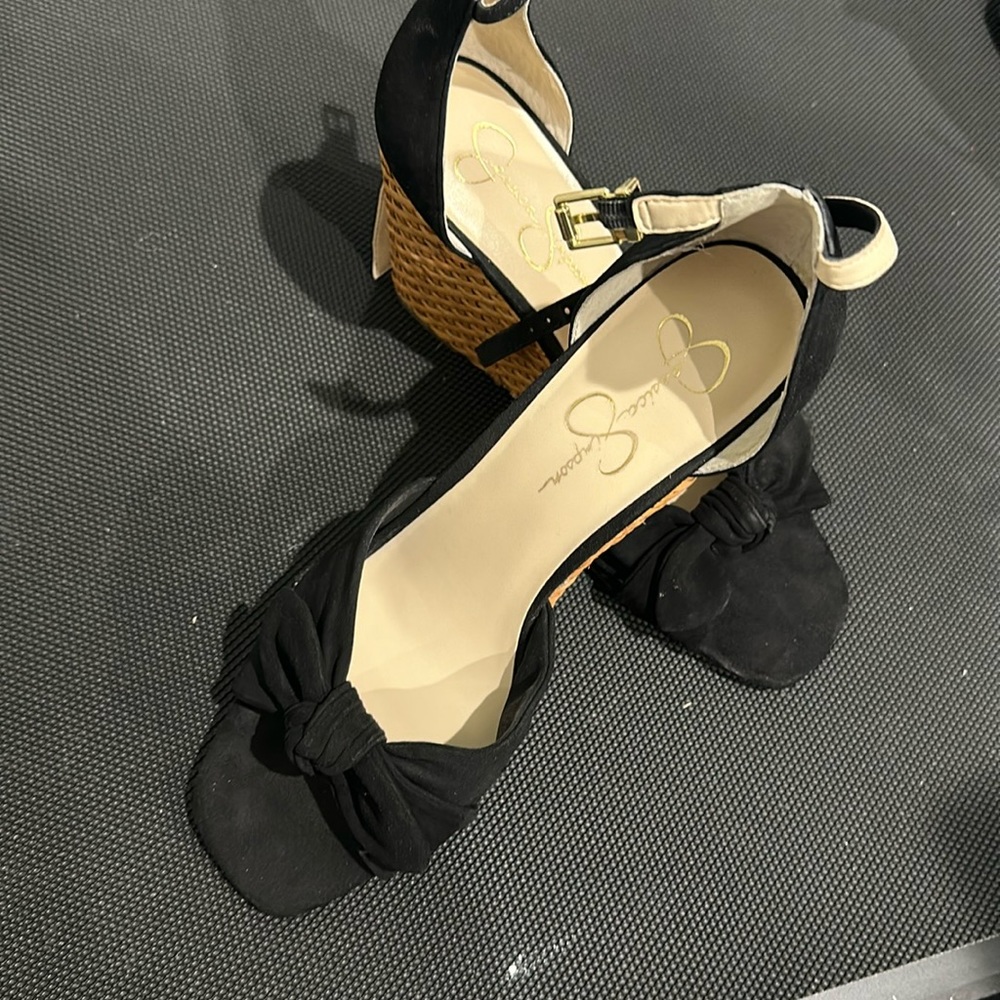 Jessica Simpson Bow Wedges